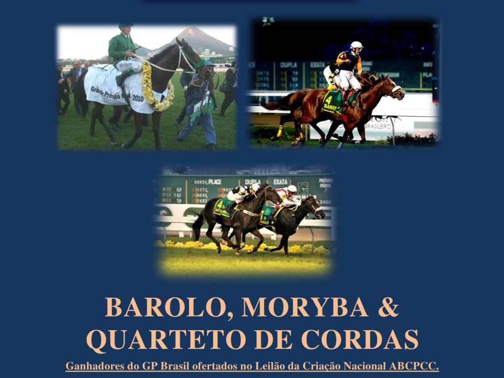Foto: Galeria do Leilão da Criação Nacional ABCPCC: Barolo, Moryba & Quarteto de Cordas