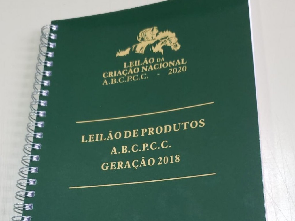 Foto: Leilão da Criação Nacional ABCPCC: catálogos a caminho nas agências do SBB