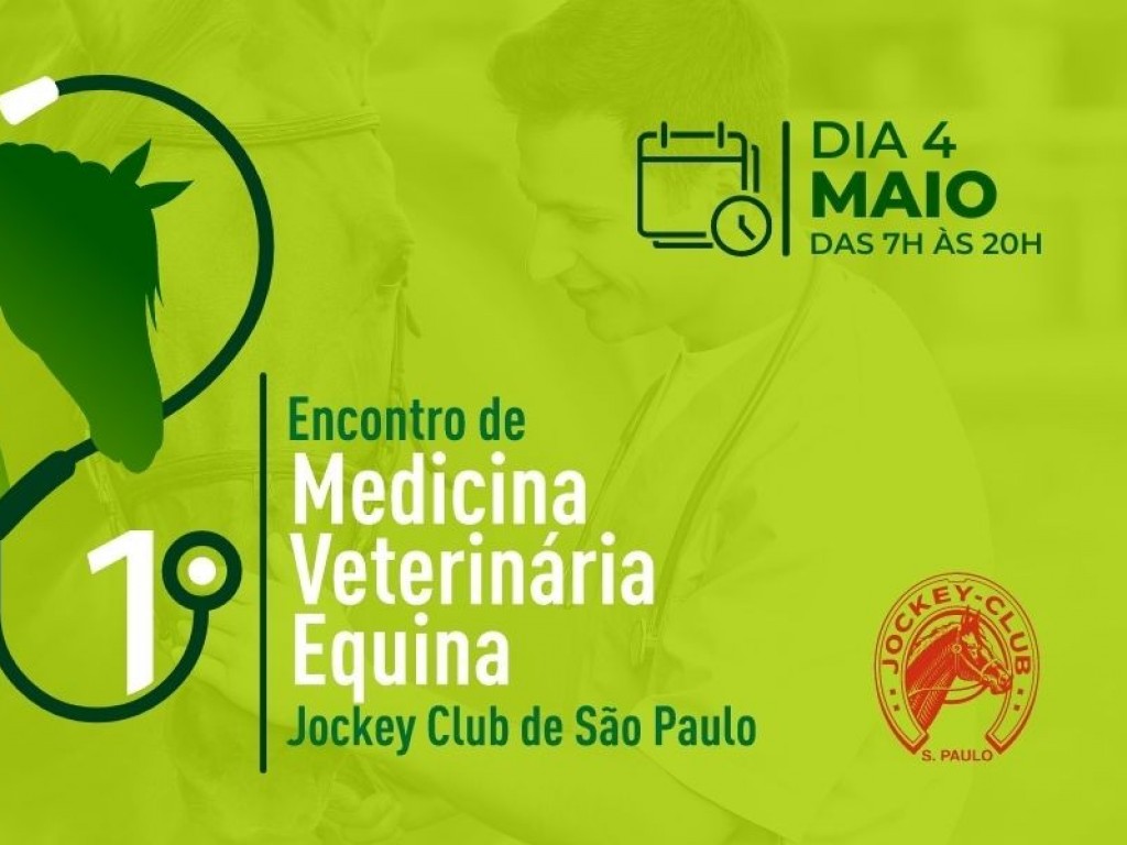 Foto: I Encontro de Medicina Veterinária Equina do Jockey Club de São Paulo