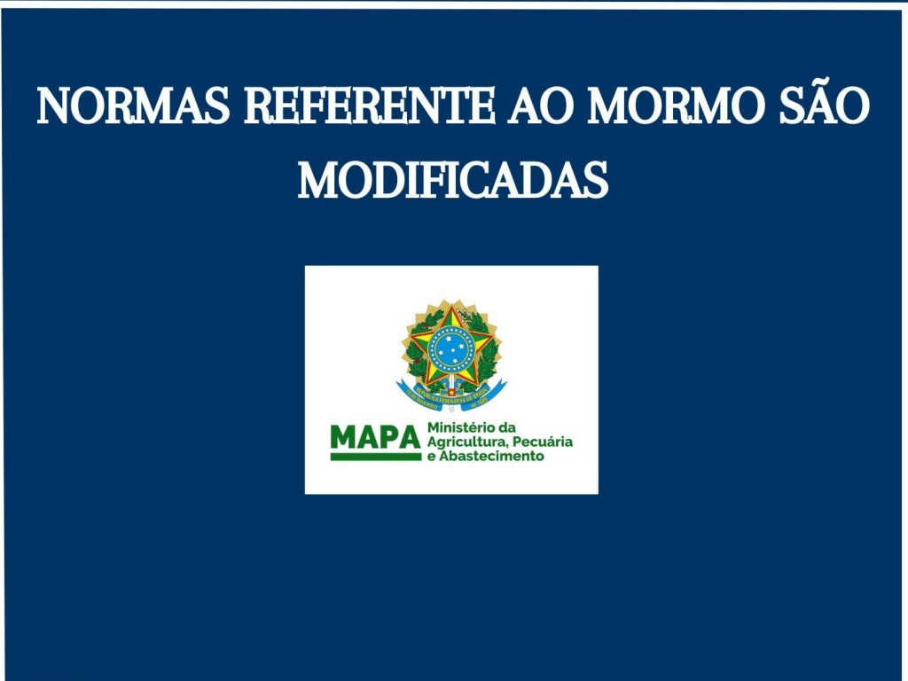 Foto: MORMO -  Portaria nº 593/2023 do MAPA
