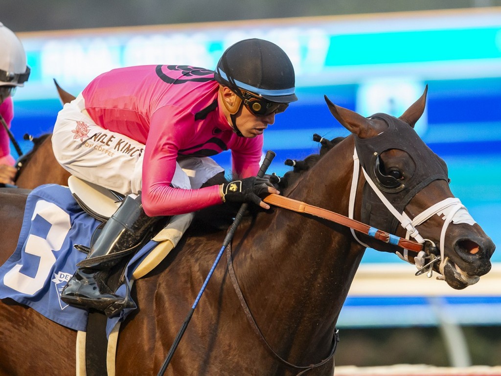 Foto: R Heisman, filho da brasileira Parisienne, vence stakes, em Del Mar