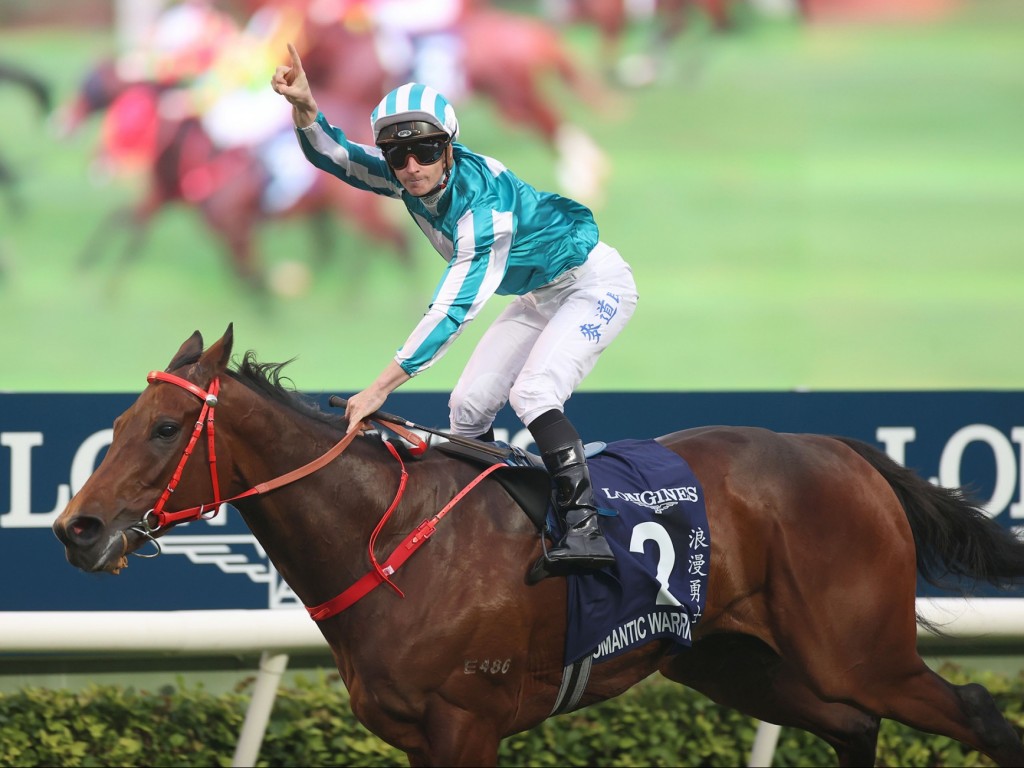 Foto: Tricampeão da Hong Kong Cup (G1), Romantic Warrior quebra recorde mundial de premiações