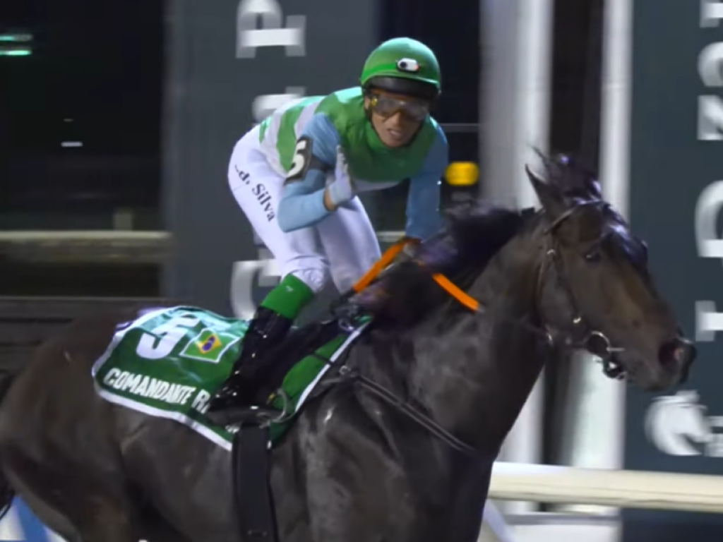 Foto: Comandante Rapha estende a festa brasileira no Gran Premio Maro&ntilde;as (G3)